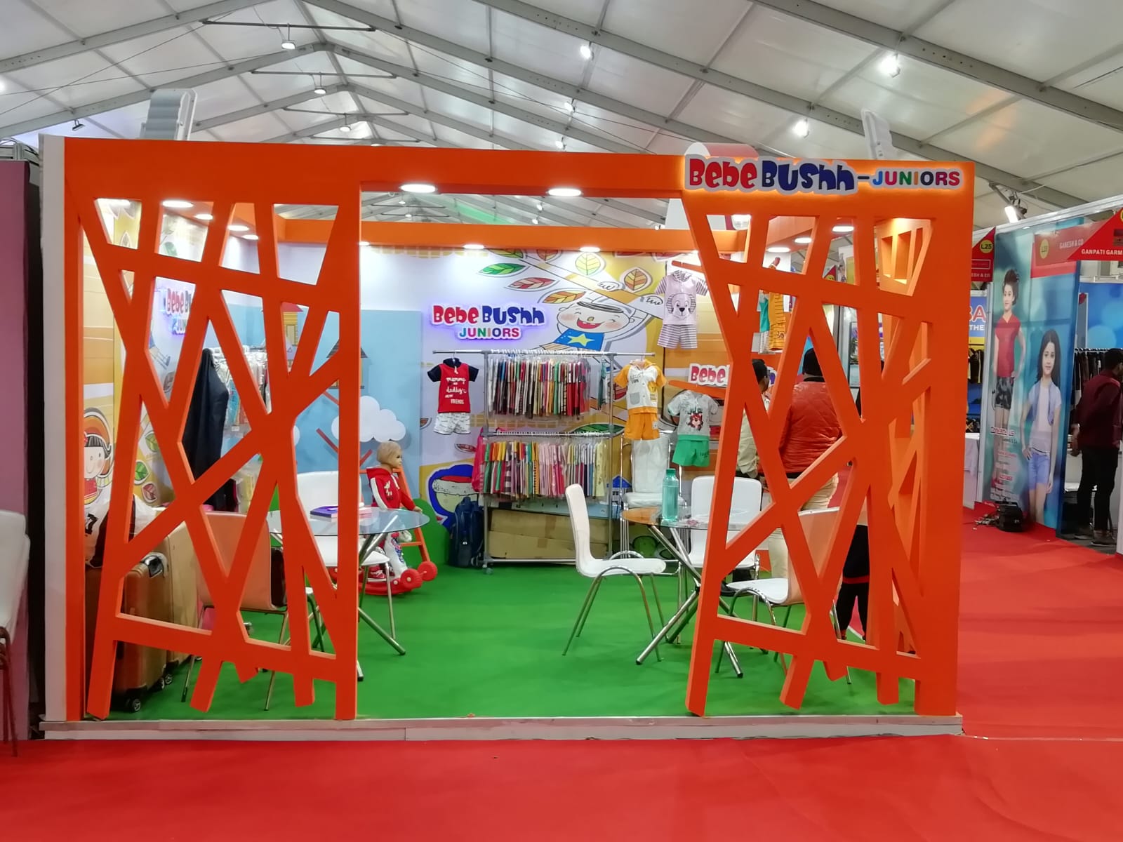 BebeBush exhibition stall