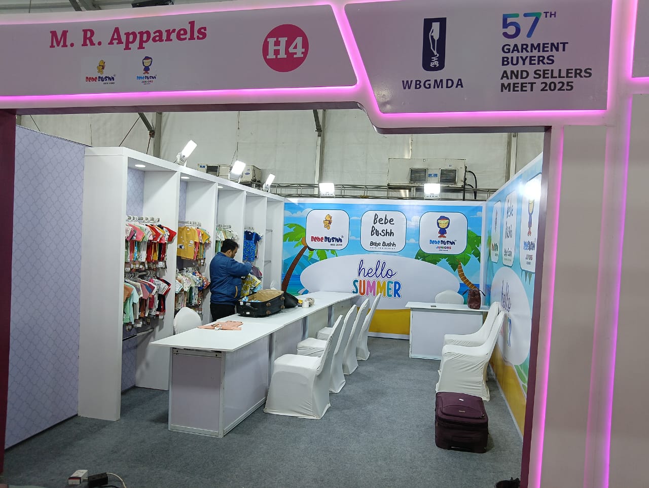 BebeBush stall at expo
